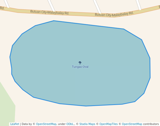 walking in Tungao Oval map in Butuan City