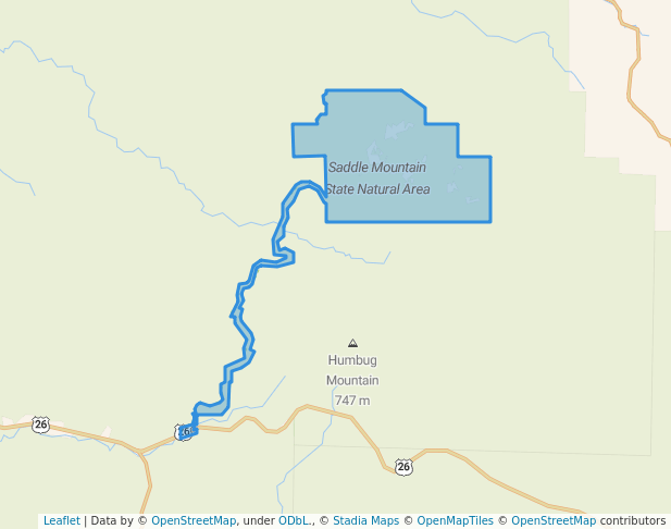 Saddle Mountain State Natural Area