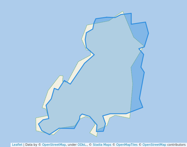 walking in Little Island map in Karuah