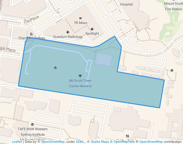 Mt Druitt Town Centre Reserve