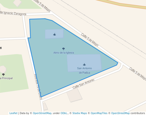 Atrio de la Iglesia in Vito | Map and Routes