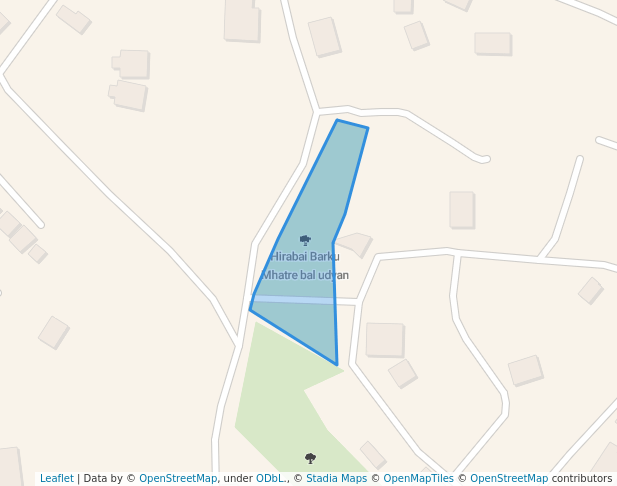 walking in Hirabai Barku Mhatre bal udyan map in Badlapur