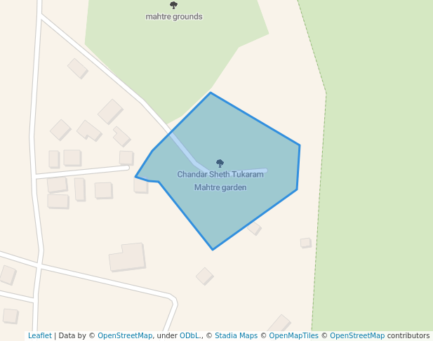 walking in Chandar Sheth Tukaram Mahtre garden map in Badlapur