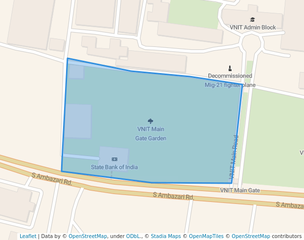 VNIT Main Gate Garden