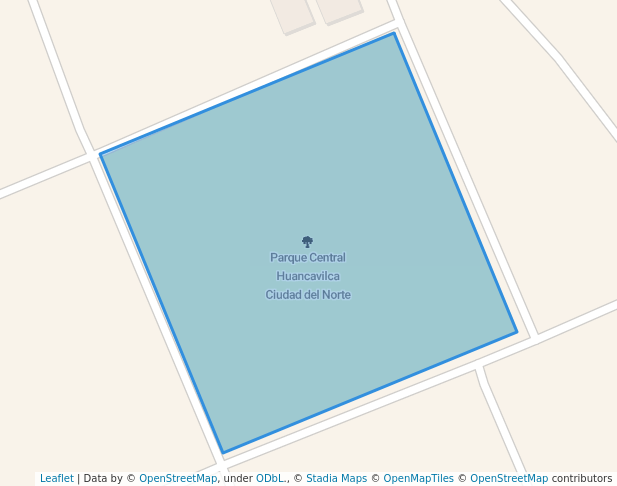 walking in Parque Central Huancavilca Ciudad del Norte map in Guayaquil