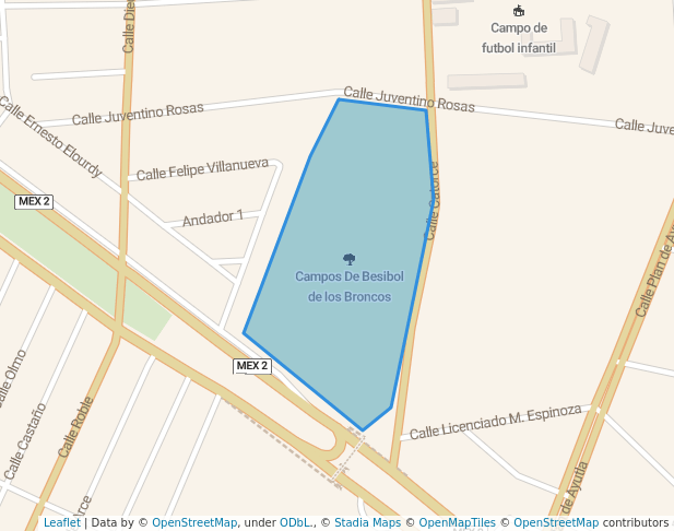 Campos De Besibol de los Broncos