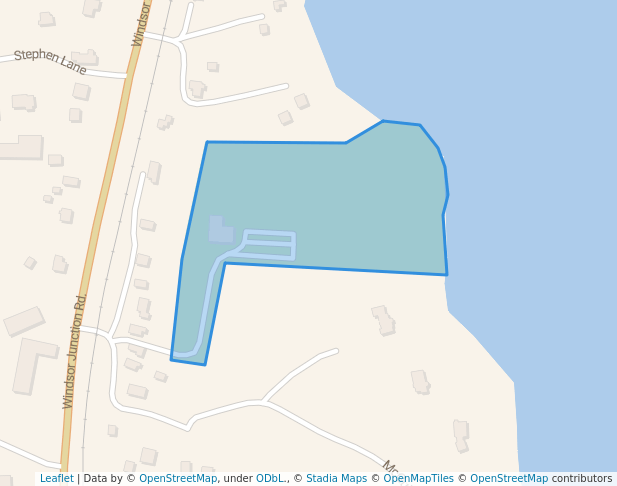 walking in Windsor Junction Community Centre Park map in Windsor Junction