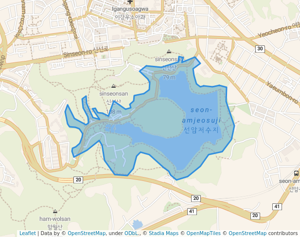 선암 호수 공원