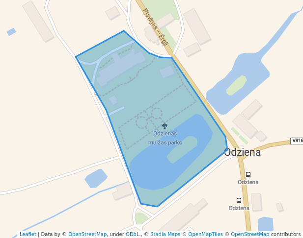 Odzienas muižas parks