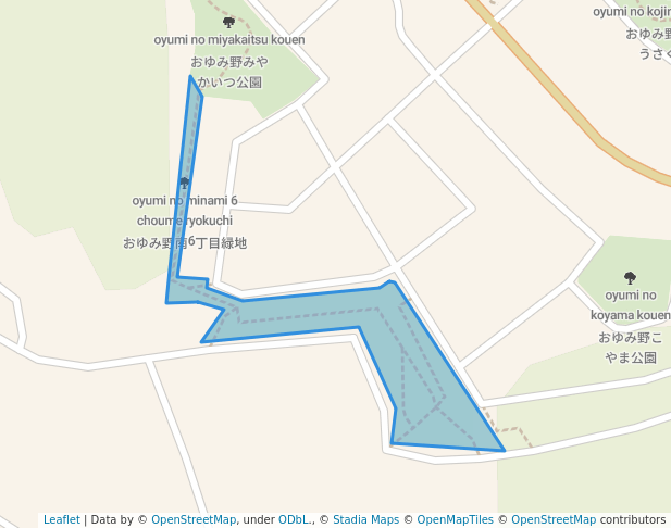 おゆみ野南6丁目緑地
