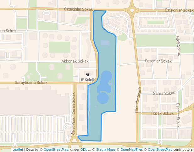 walking in Kalehan Ecdad Bahçesi map in Konya