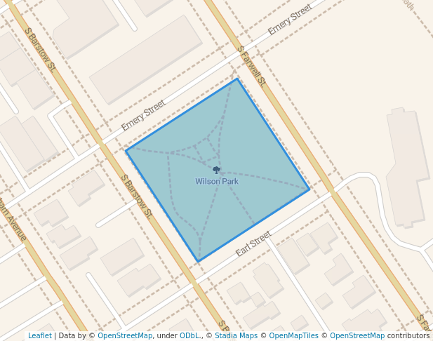 walking in Wilson Park map in Eau Claire