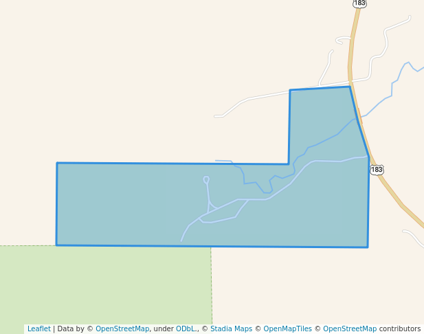 walking in Keller Park State Recreation Area map in Long Pine