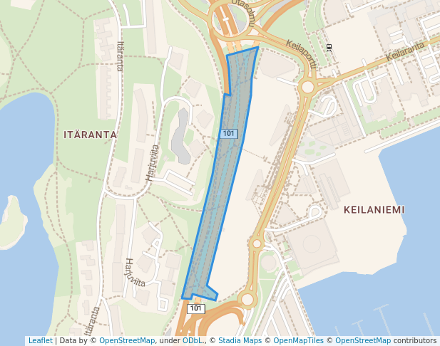 Keilaniemenpuisto in Esbo | Map and Routes