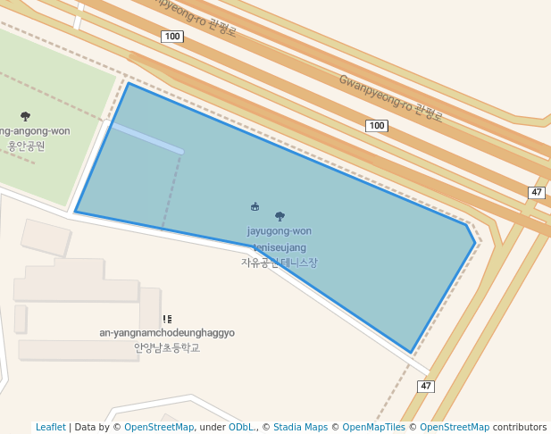 자유공원 테니스장