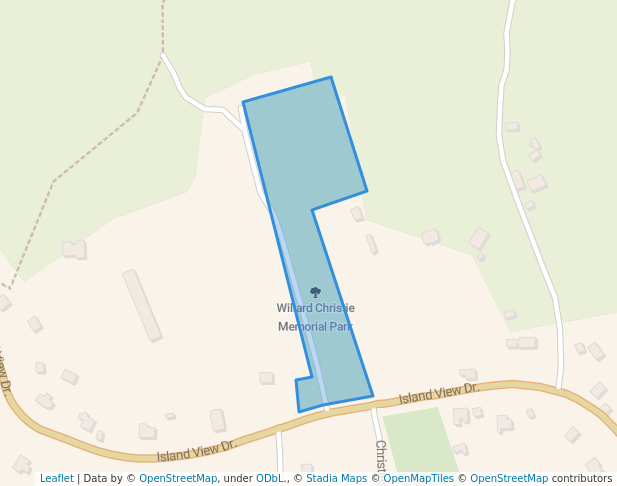 walking in Willard Christie Memorial Park map in Boutiliers Point