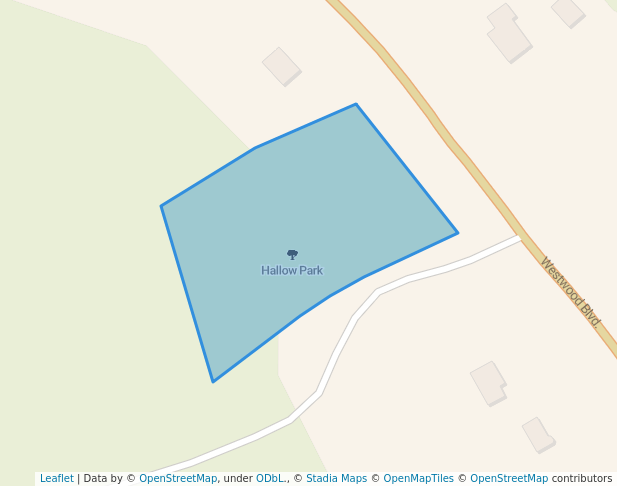 walking in Hallow Park map in Upper Tantallon