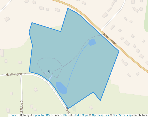 walking in Lost Creek Park map in Beaver Bank