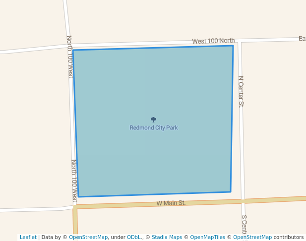 walking in Redmond City Park map in Redmond