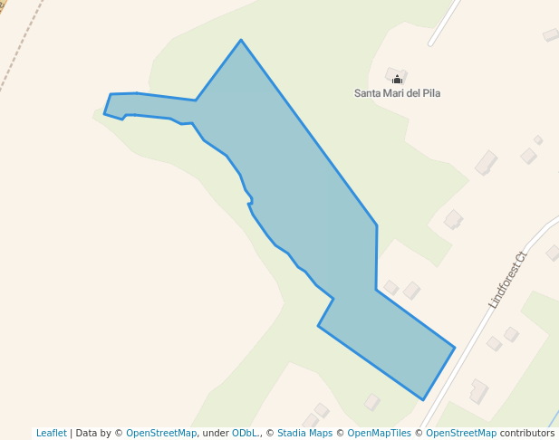 walking in Lindforest Park map in Middle Sackville