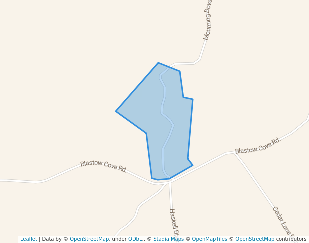 walking in Pine Hill Preserve map in Deer Isle