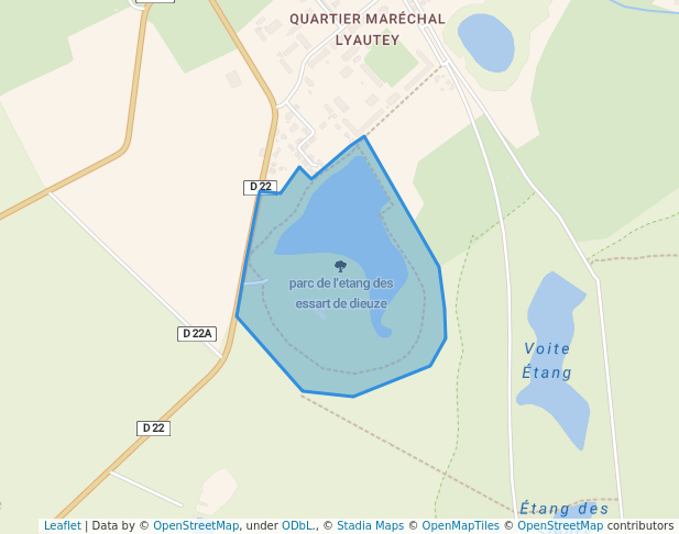 parc de l'etang des essart de dieuze