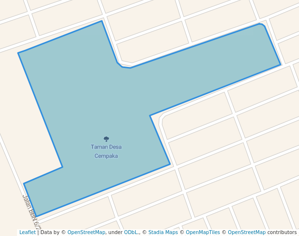 walking in Taman Desa Cempaka map in Nilai