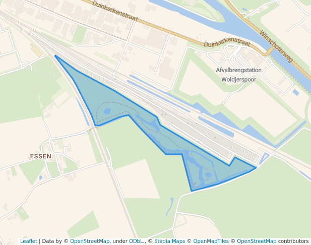 walking in Archeologisch wandelpark De Vork map in Haren