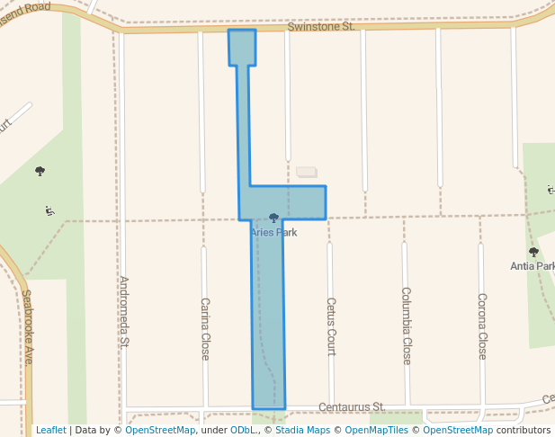 Aries Park in Rockingham | Map and Routes