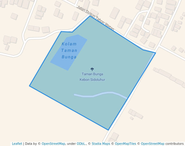 Taman Bunga Kebon Sidoluhur in Godean | Map and Routes
