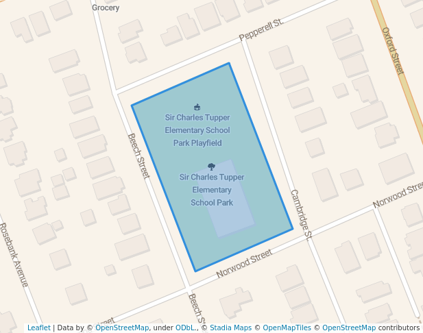 Sir Charles Tupper Elementary School Park