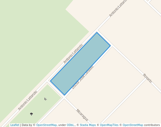 walking in Plazoleta Barrio Don Manuel map in Bahía Blanca