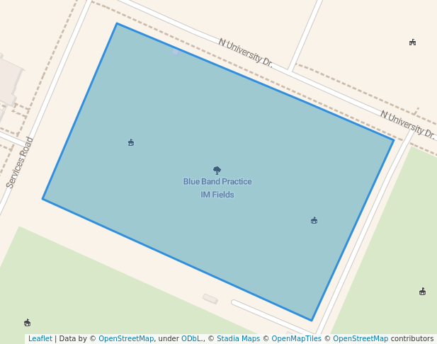 Blue Band Practice IM Fields