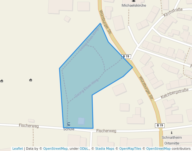 walking in Georg Elser Anlage map in Heidenheim an der Brenz