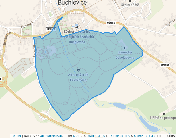 zámecký park Buchlovice