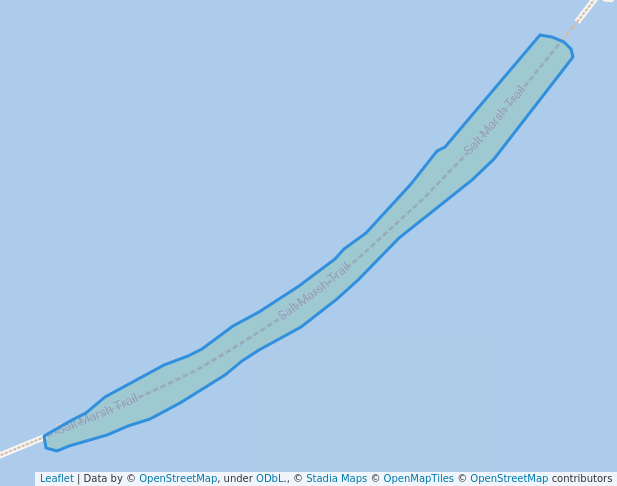 walking in Cole Harbour Salt Marsh Trail map in Lawrencetown