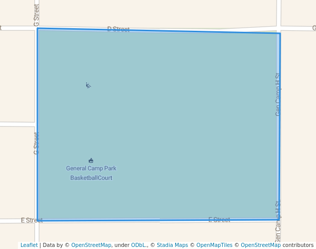 walking in Jal General Camp Park map in Jal