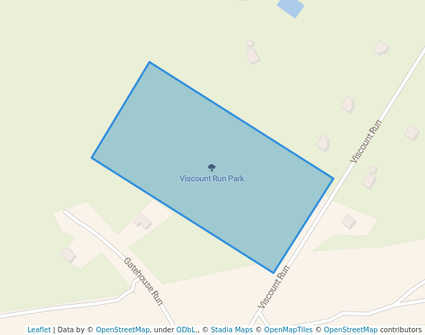 walking in Viscount Run Park map in Hammonds Plains