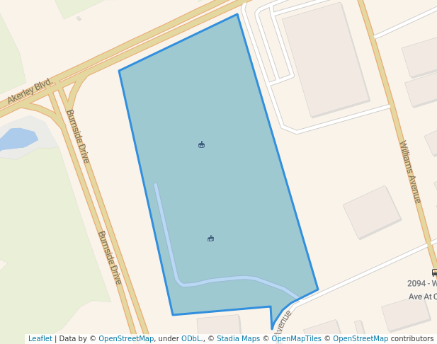 walking in Don Bayer Park map in Dartmouth