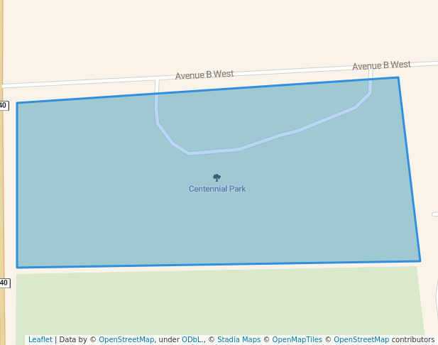 walking in Centennial Park map in Wynyard