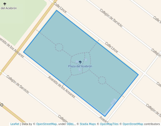 Plaza del Acebrón in El Rocío | Map and Routes