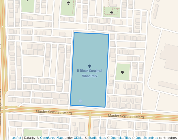 B Block Surajmal Vihar Park