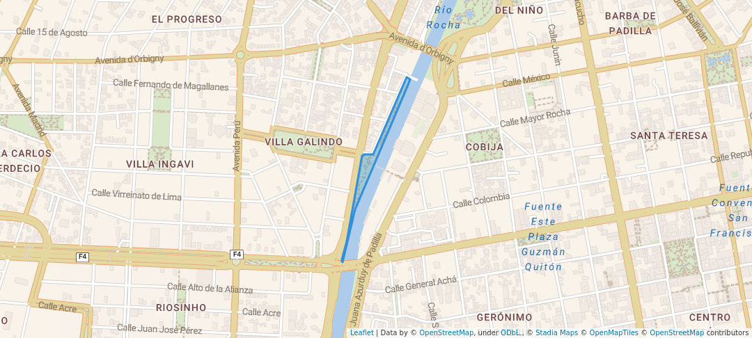 walking in Parque Nacional del Poeta map in Cochabamba