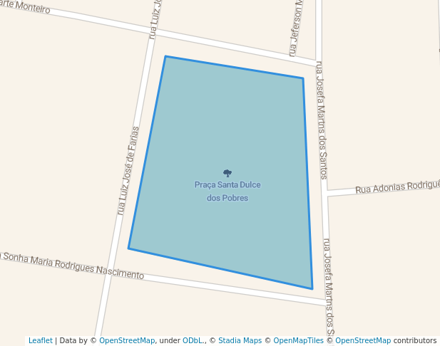 PRAÇA SANTA DULCE DOS POBRES in Irecê | Map and Routes