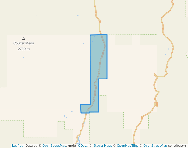 walking in Rifle Mountain Park map in Rifle