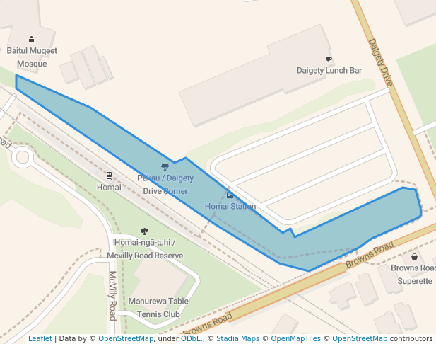 Dalgety Drive Corner