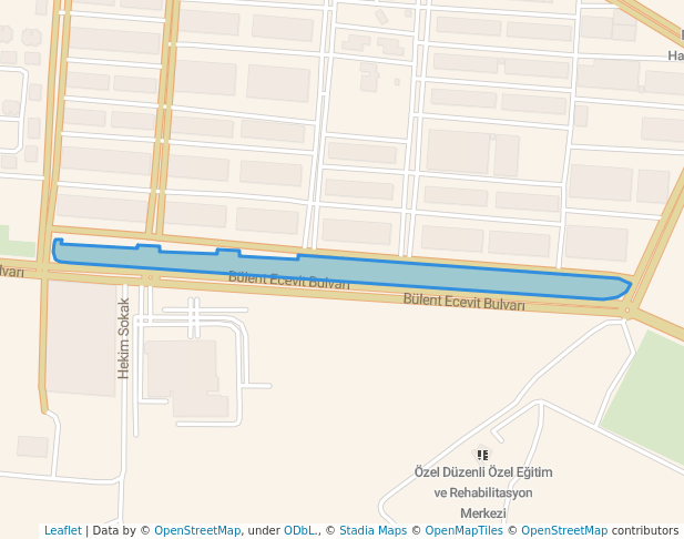 walking in Zübeyde Hanım Parkı map in Çorlu