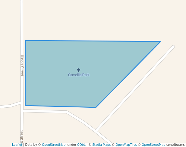 walking in Camellia Park map in Semmes