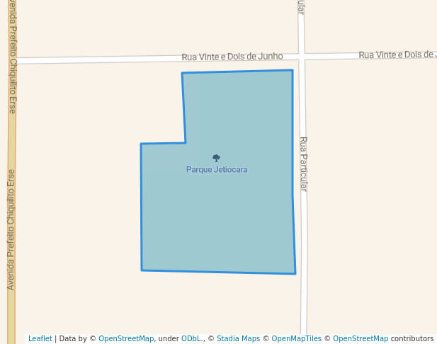 walking in Parque Jetiocara map in Porto Velho