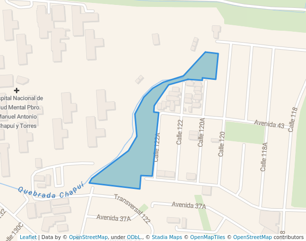 walking in Parque Roma Oeste 4 map in San José